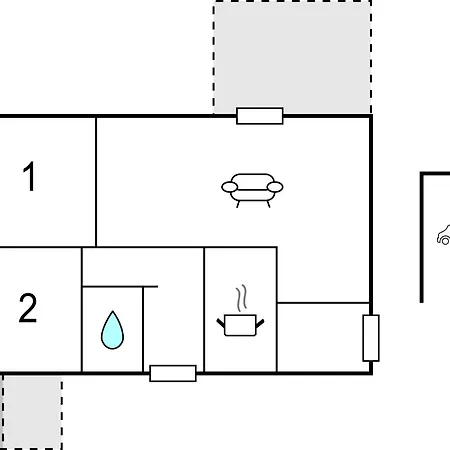2 Bedroom Amazing In Tranekaer * Lohals